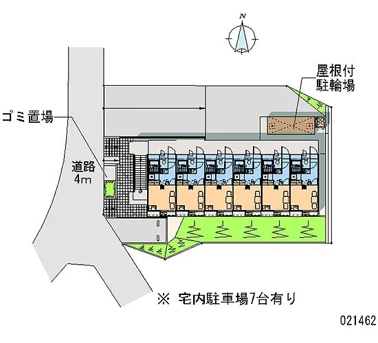 ★手数料０円★平塚市片岡　月極駐車場（LP）